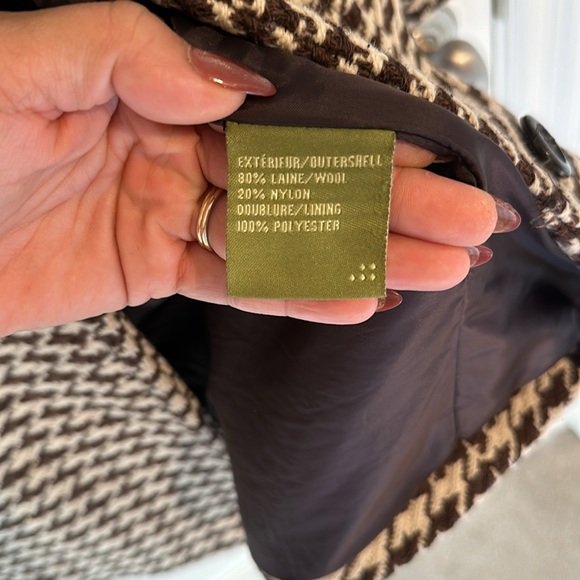 Sois & Kyo 80% wool pea coat Size Small - Picture 6 of 6